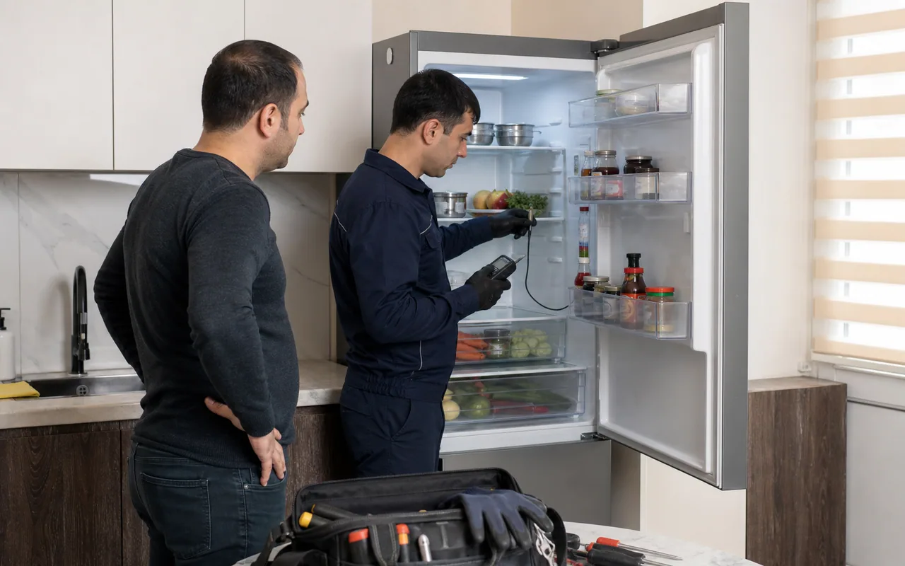 Masazırda soyuducunun soyutmama nasazlığı